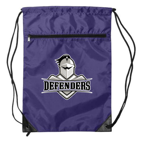 Liberty Bags - Zippered Drawstring Backpack - Printed Logo Thumbnail