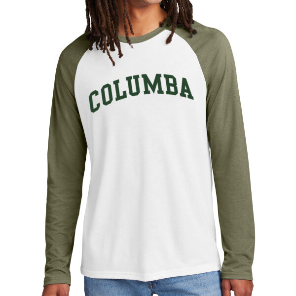 Allmade Unisex Tri-Blend Long Sleeve Colorblock Raglan - Printed Logo Thumbnail