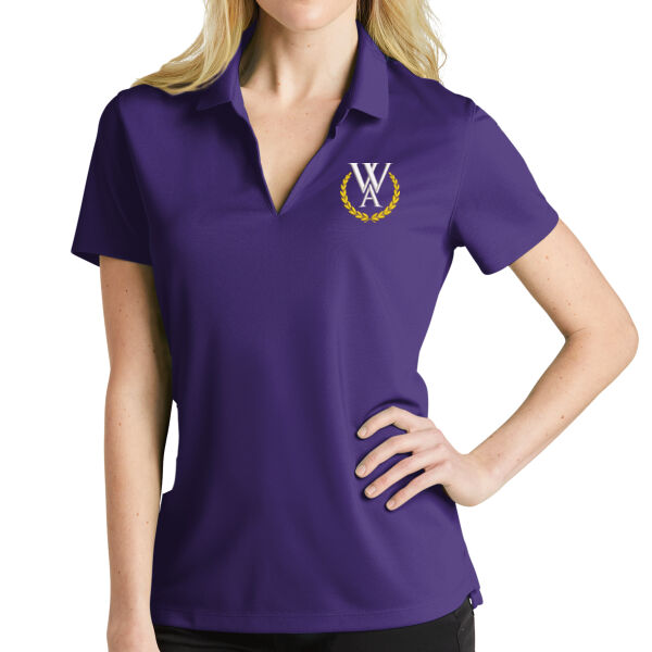 Nike Ladies Dri-Fit Micro Pique 2.0 Polo - Embroidered Logo Thumbnail