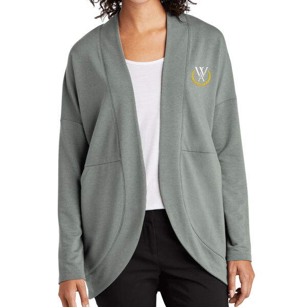 Mercer+Mettle® Women’s Stretch Open-Front Cardigan - Embroidered Logo Thumbnail