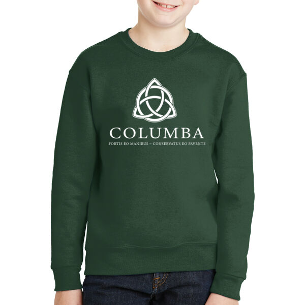 Jerzees Youth NuBlend Crewneck Sweatshirt - Printed Logo Thumbnail